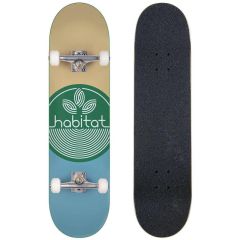 HABITAT Leaf Dot Green Skateboard Complete 7.75