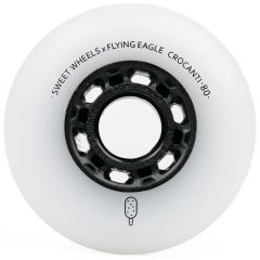 גלגל FLYING EAGLE CROCANTI WHITE 80mm