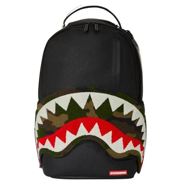 sprayground velcro backpack